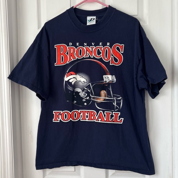 Denver Broncos Football NFL Blue Shirt - Picture 1 of 3
